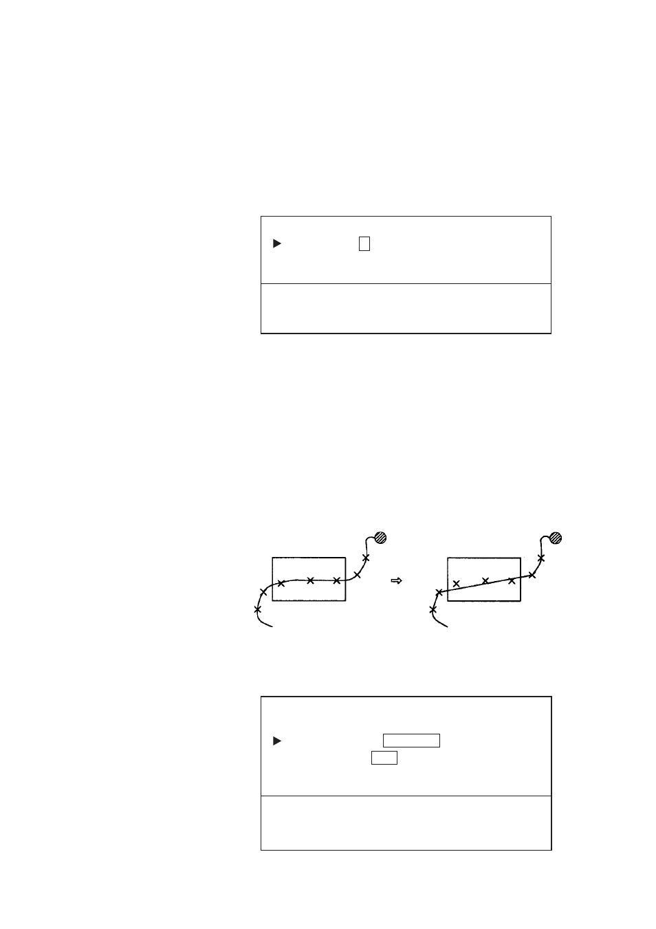4 deleting track, Deleting track by color, Deleting specific track with cursor, box cursor | Furuno GP-3300 User Manual | Page 35 / 137