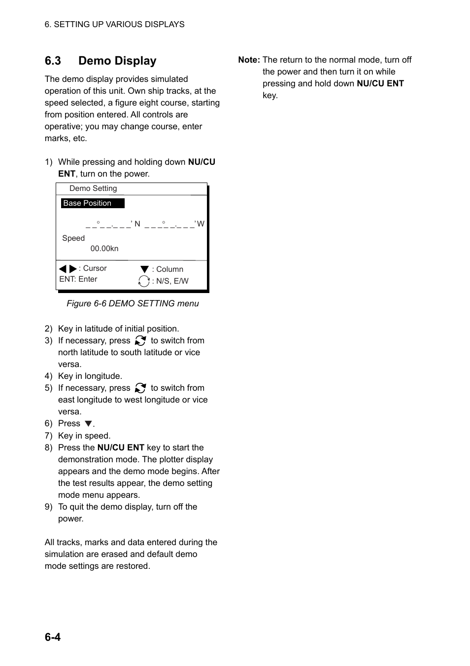 3 demo display | Furuno DUAL GPS GP-150-DUAL User Manual | Page 48 / 130