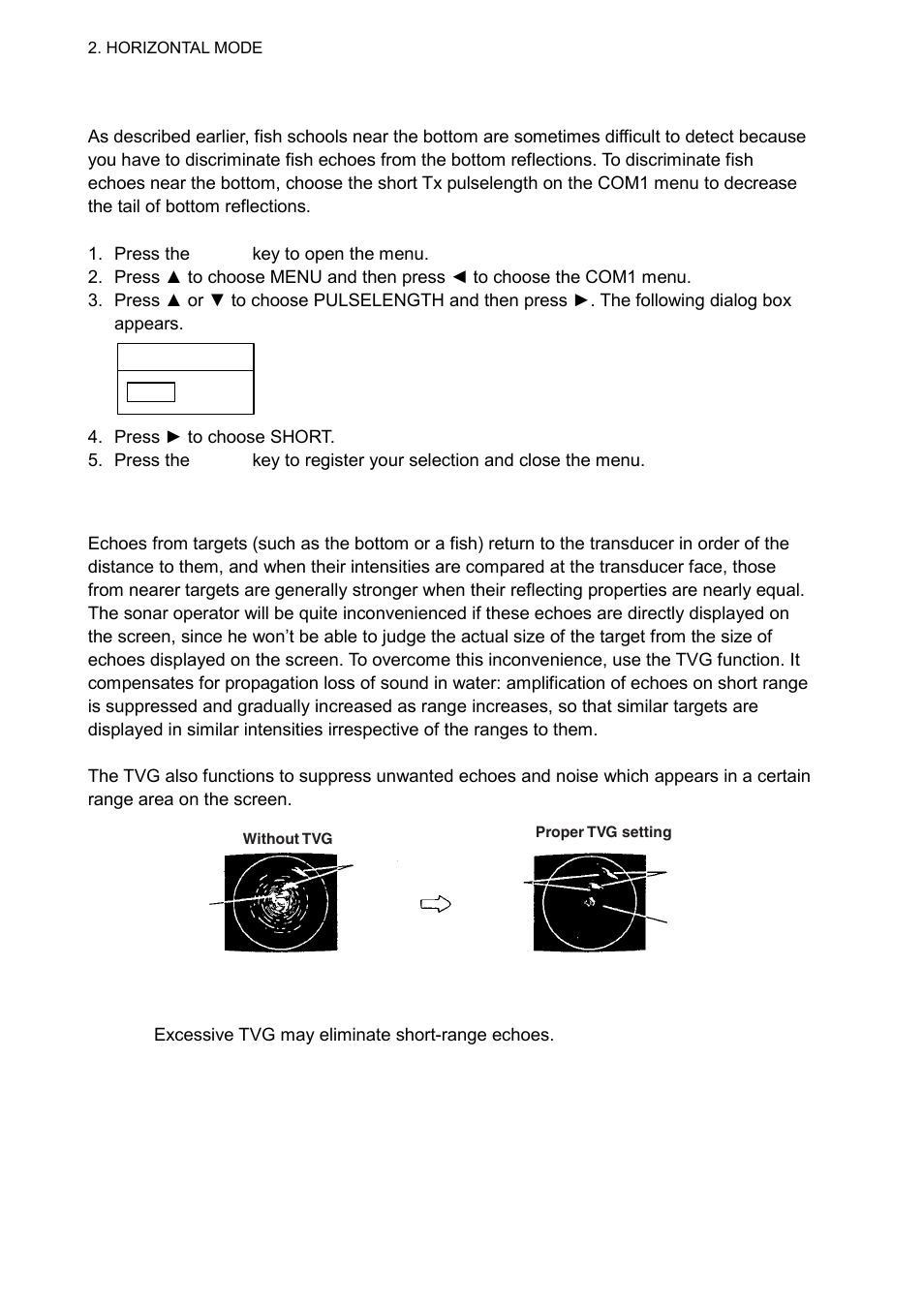 3 displaying weak echoes clearly | Furuno CH-300 User Manual | Page 40 / 124
