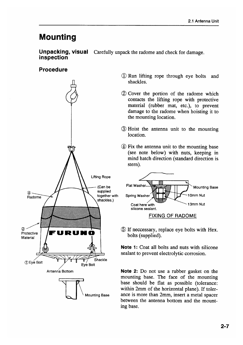 Furuno FELCOM 81B User Manual | Page 31 / 87