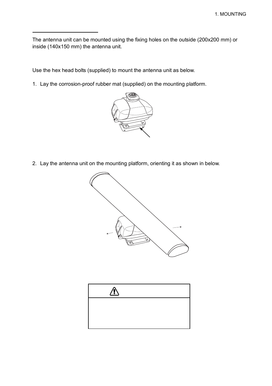 Caution | Furuno MARINERADAR FR-8122 User Manual | Page 11 / 56