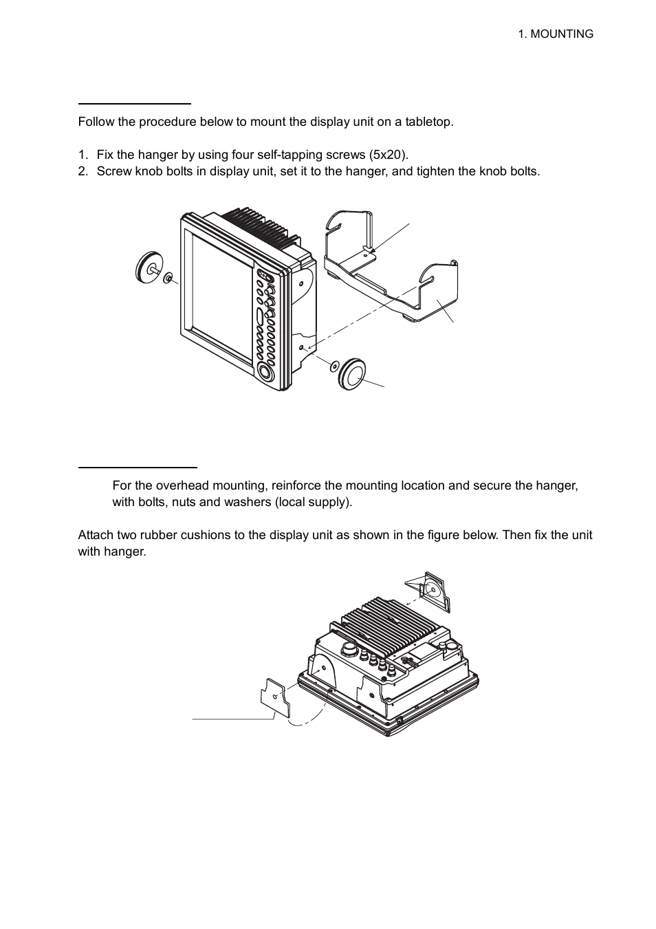 13 mounting procedure | Furuno MARINERADAR FR-8122 User Manual | Page 21 / 56