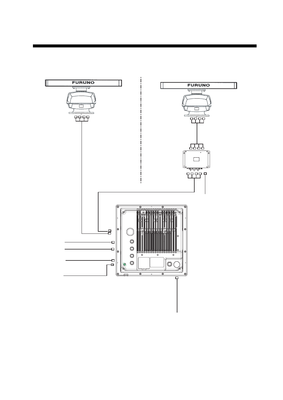 Wiring, 1 standard wiring | Furuno MARINERADAR FR-8122 User Manual | Page 25 / 56