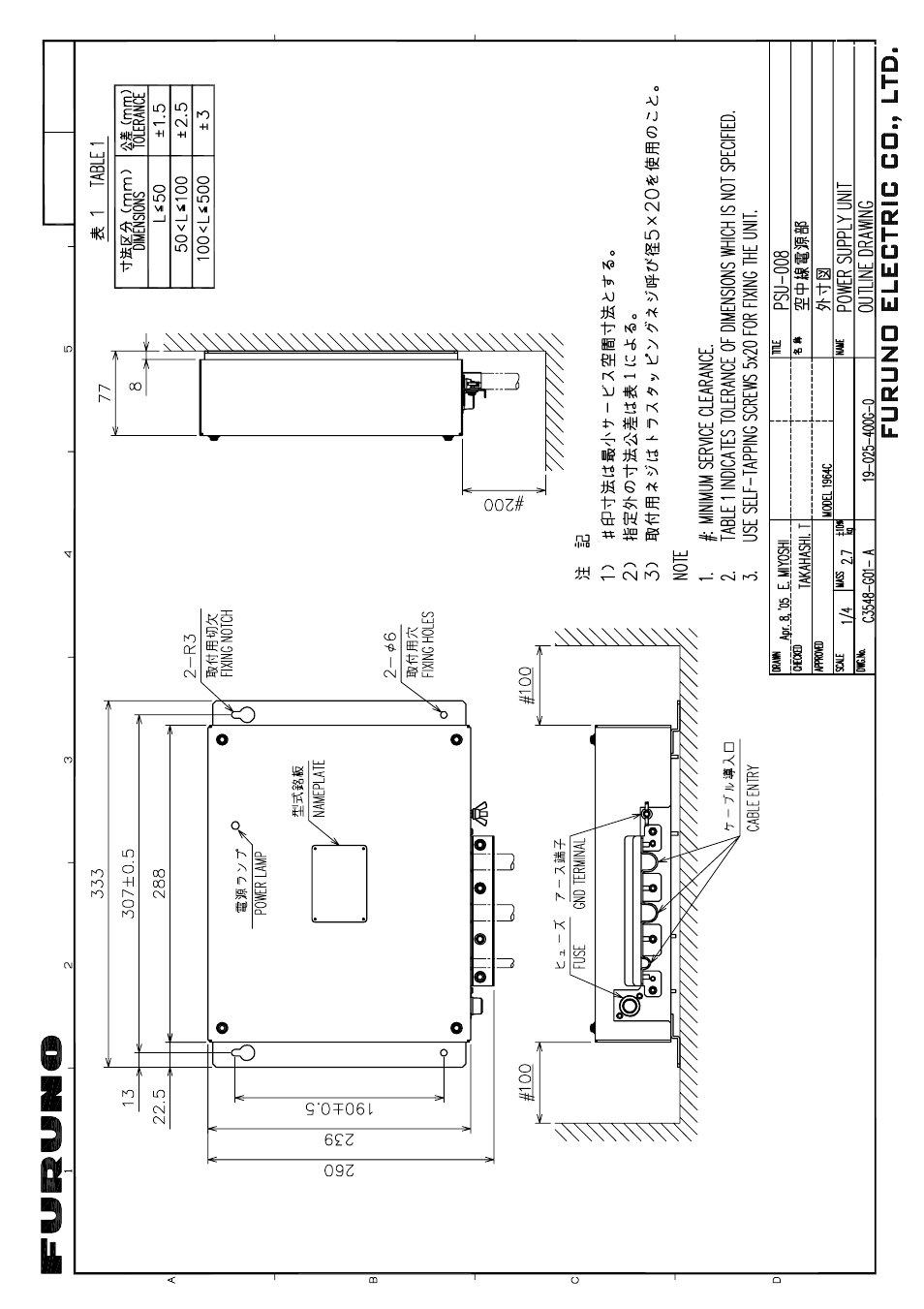 Furuno MARINERADAR FR-8122 User Manual | Page 53 / 56