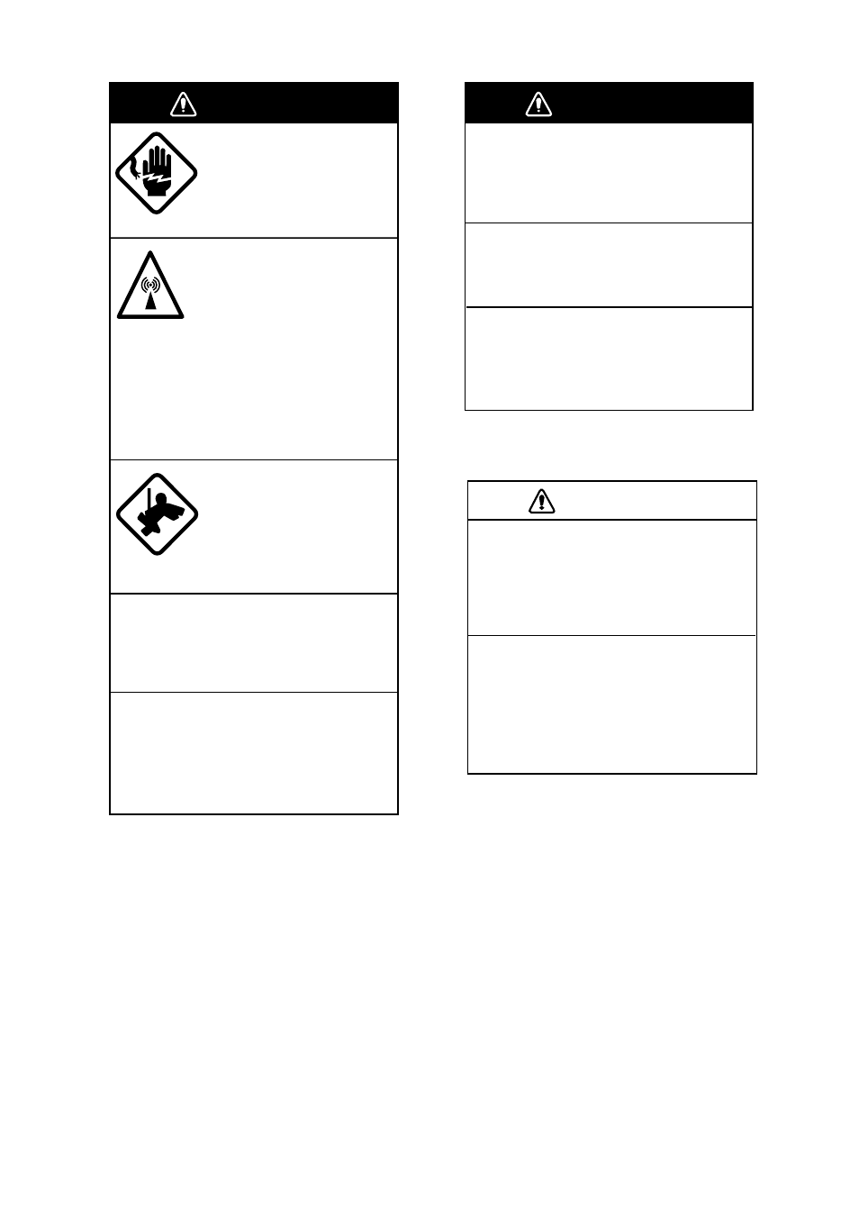 Warning, Caution | Furuno FR-2105-B User Manual | Page 4 / 197
