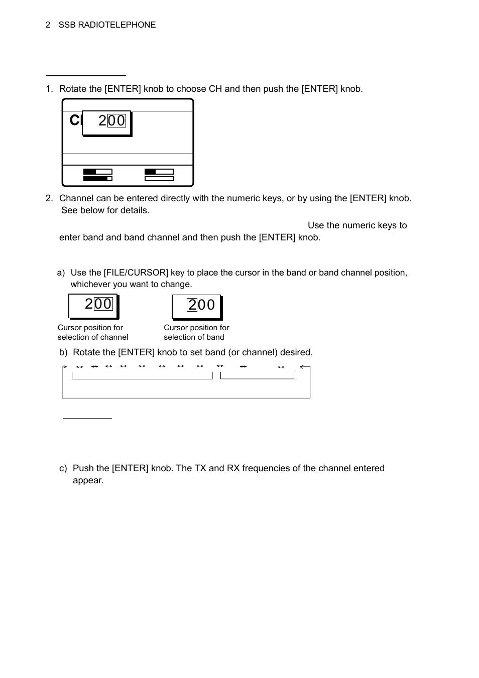 Ch: 800, 2 2.1.2 choosing channel, frequency | Furuno FS-1570 User Manual | Page 26 / 215