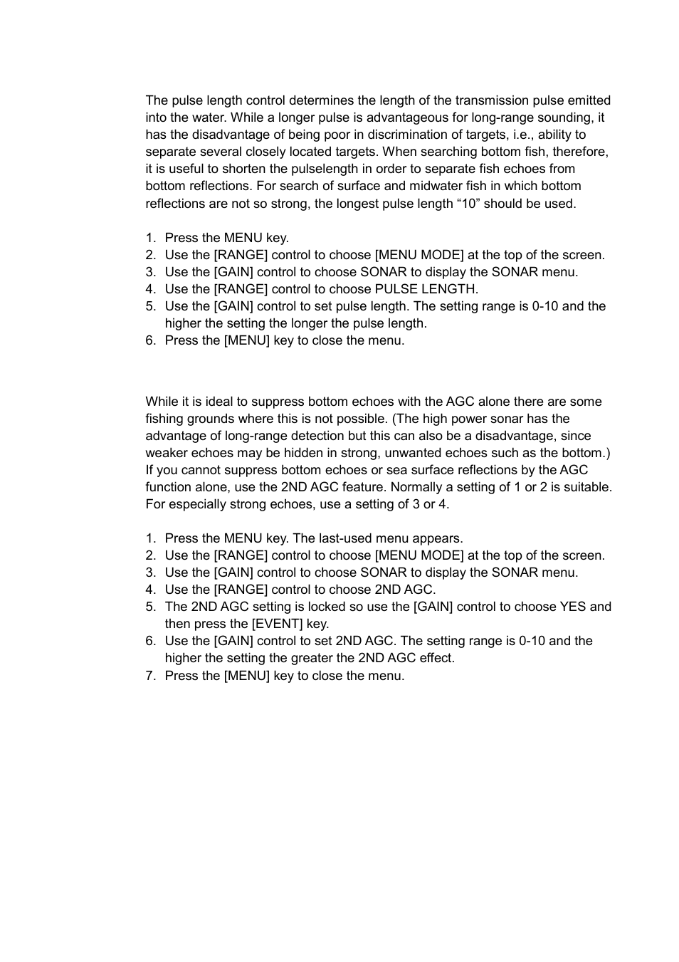 Furuno CSH-5L/CSH-8L User Manual | Page 31 / 89