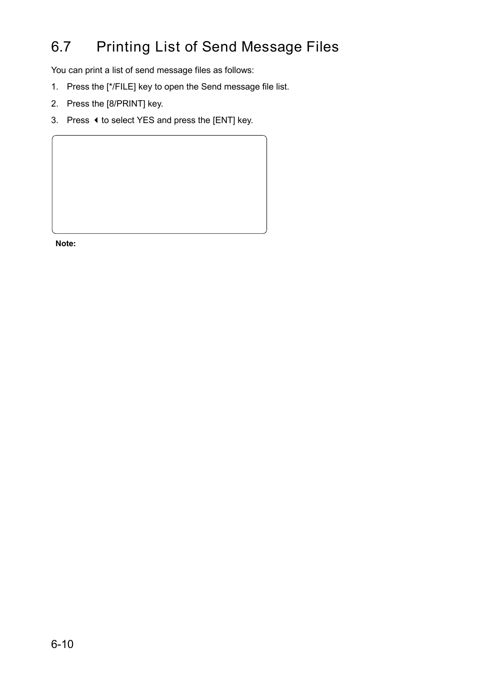 7 printing list of send message files | Furuno RC-1500-1T User Manual | Page 140 / 418