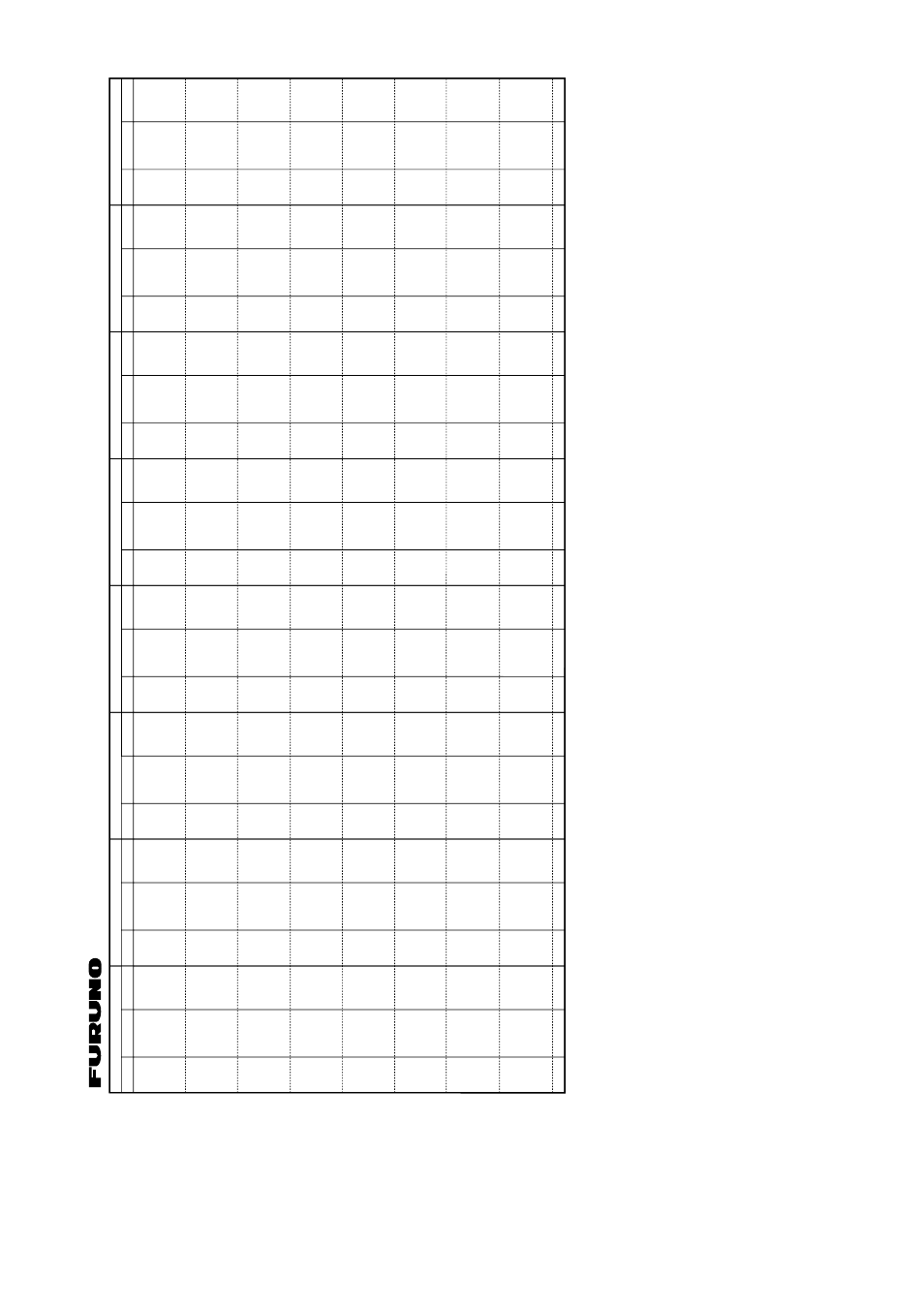 Ap1-4, Itu telex frequency table (4/4) | Furuno RC-1500-1T User Manual | Page 246 / 418