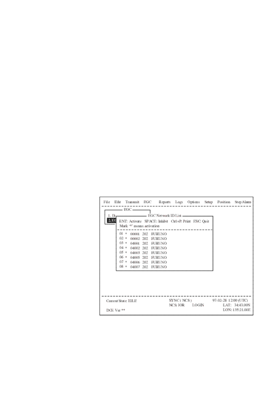 Displaying egc closed network id (enid) | Furuno RC-1500-1T User Manual | Page 359 / 418