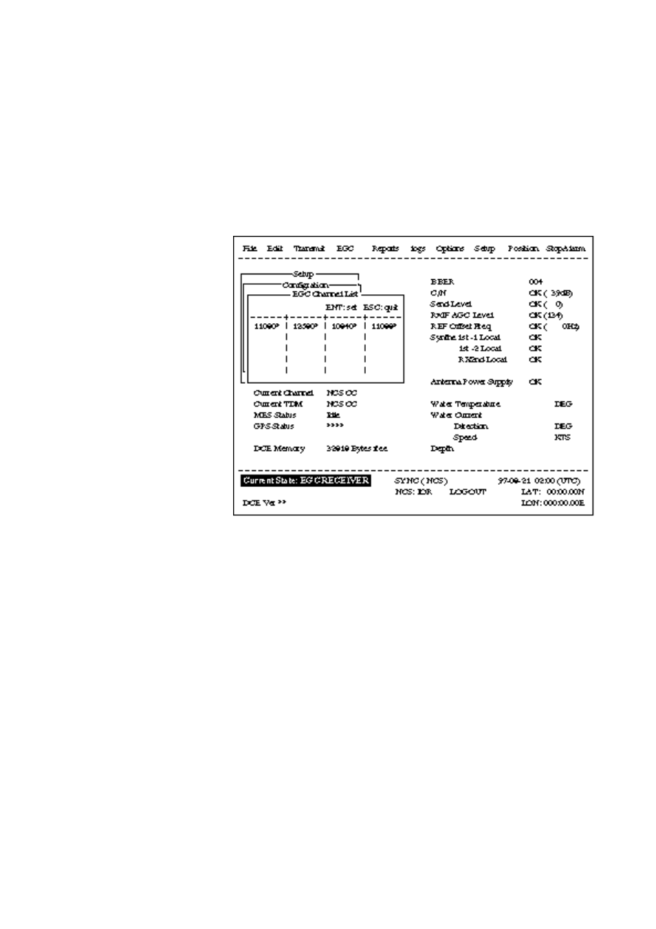 Selecting egc receiving channel | Furuno RC-1500-1T User Manual | Page 379 / 418