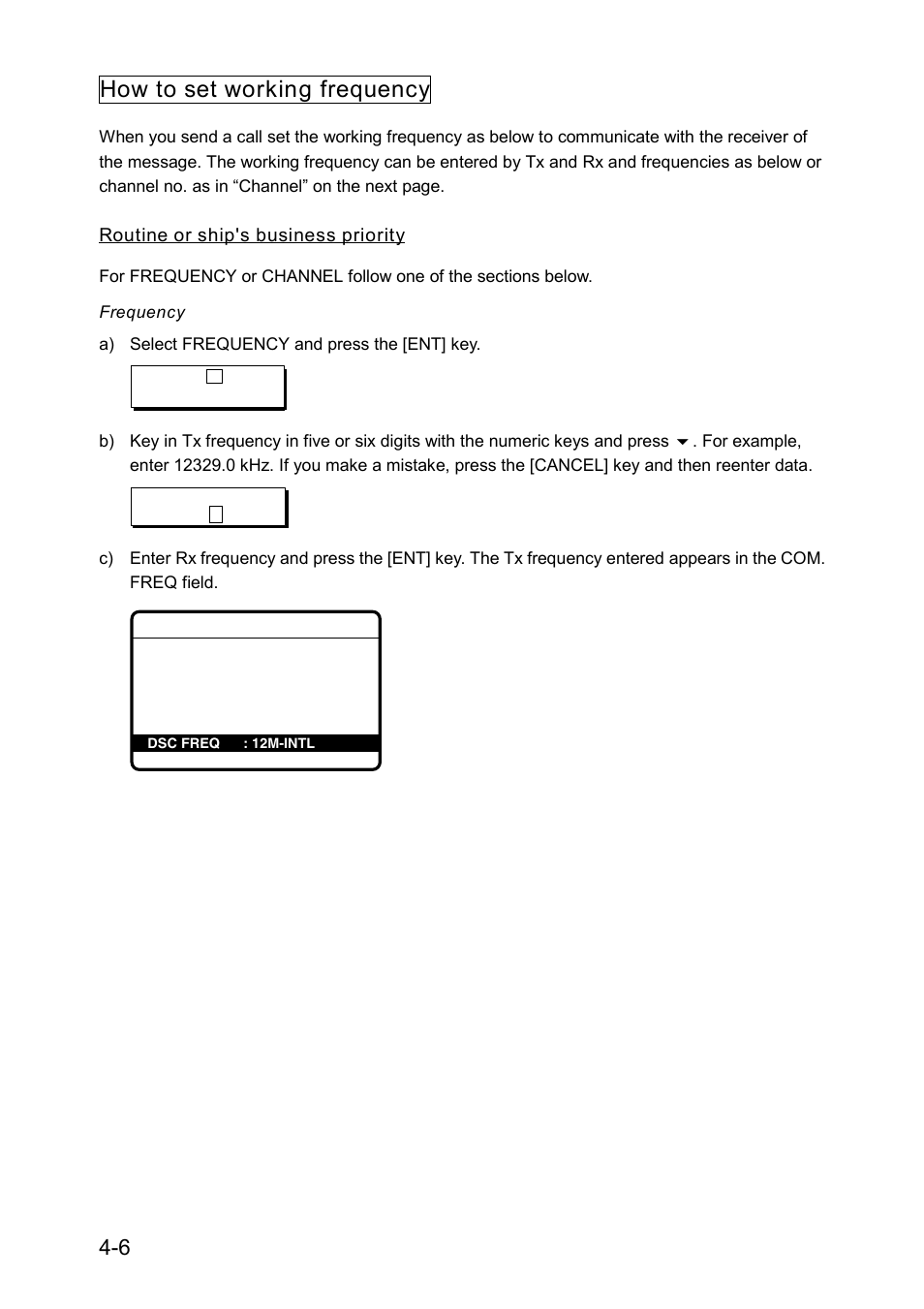 How to set working frequency | Furuno RC-1500-1T User Manual | Page 82 / 418