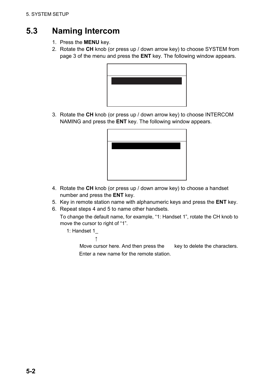 3 naming intercom | Furuno FM-8800D User Manual | Page 96 / 137