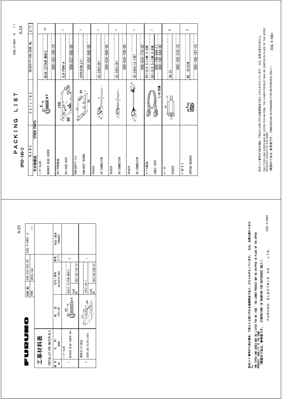 Ꮏ੐ ᧚ ᢱ, A-24, A-23 | Furuno FAR-2127 User Manual | Page 96 / 136