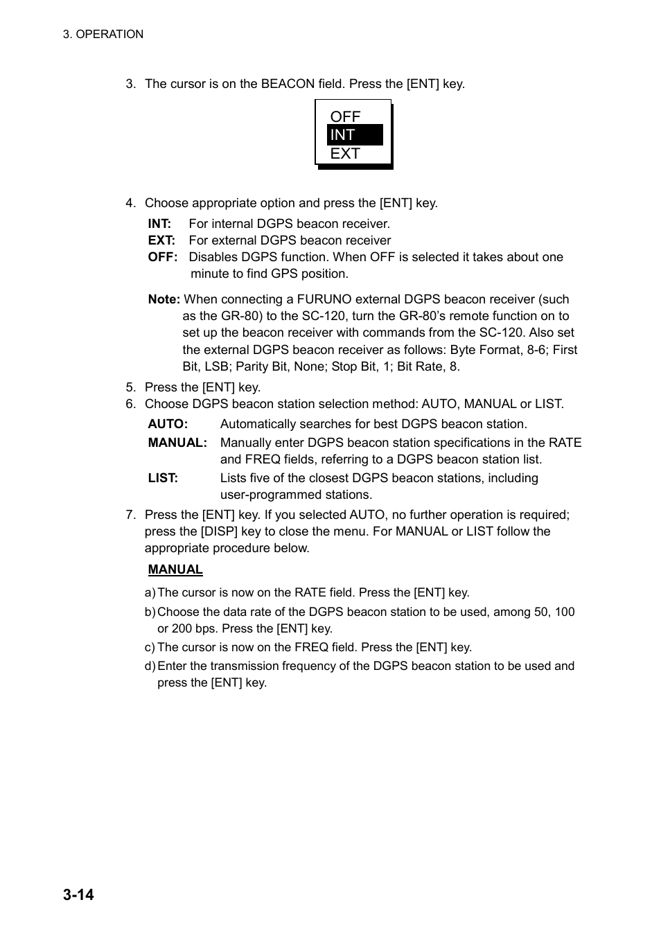 Furuno SC-120 User Manual | Page 52 / 96