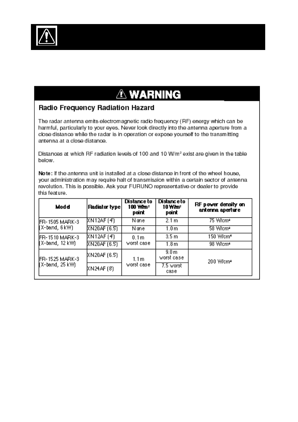 Safety instructions | Furuno FR1500 Mk3 User Manual | Page 3 / 79