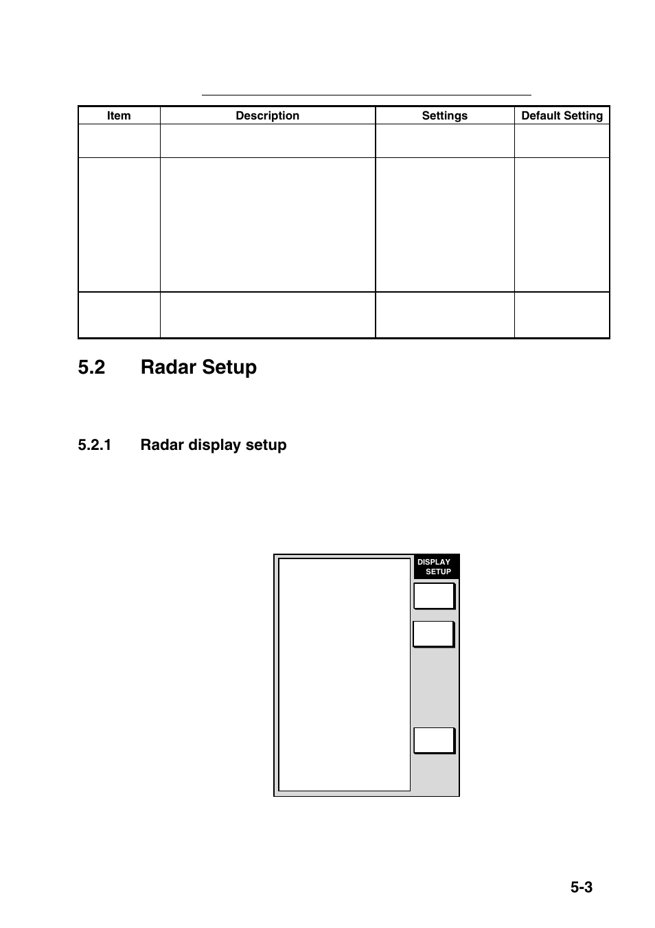 2 radar setup, 1 radar display setup | Furuno NAVNET 1833 User Manual | Page 173 / 248