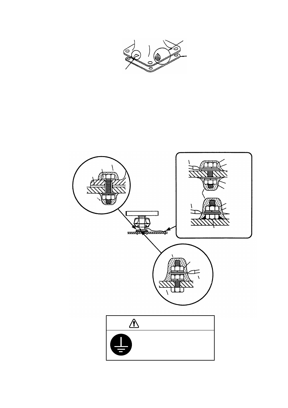 Caution, Figure 1-5 how to mount the scanner unit | Furuno FR-2115/2125 User Manual | Page 12 / 79