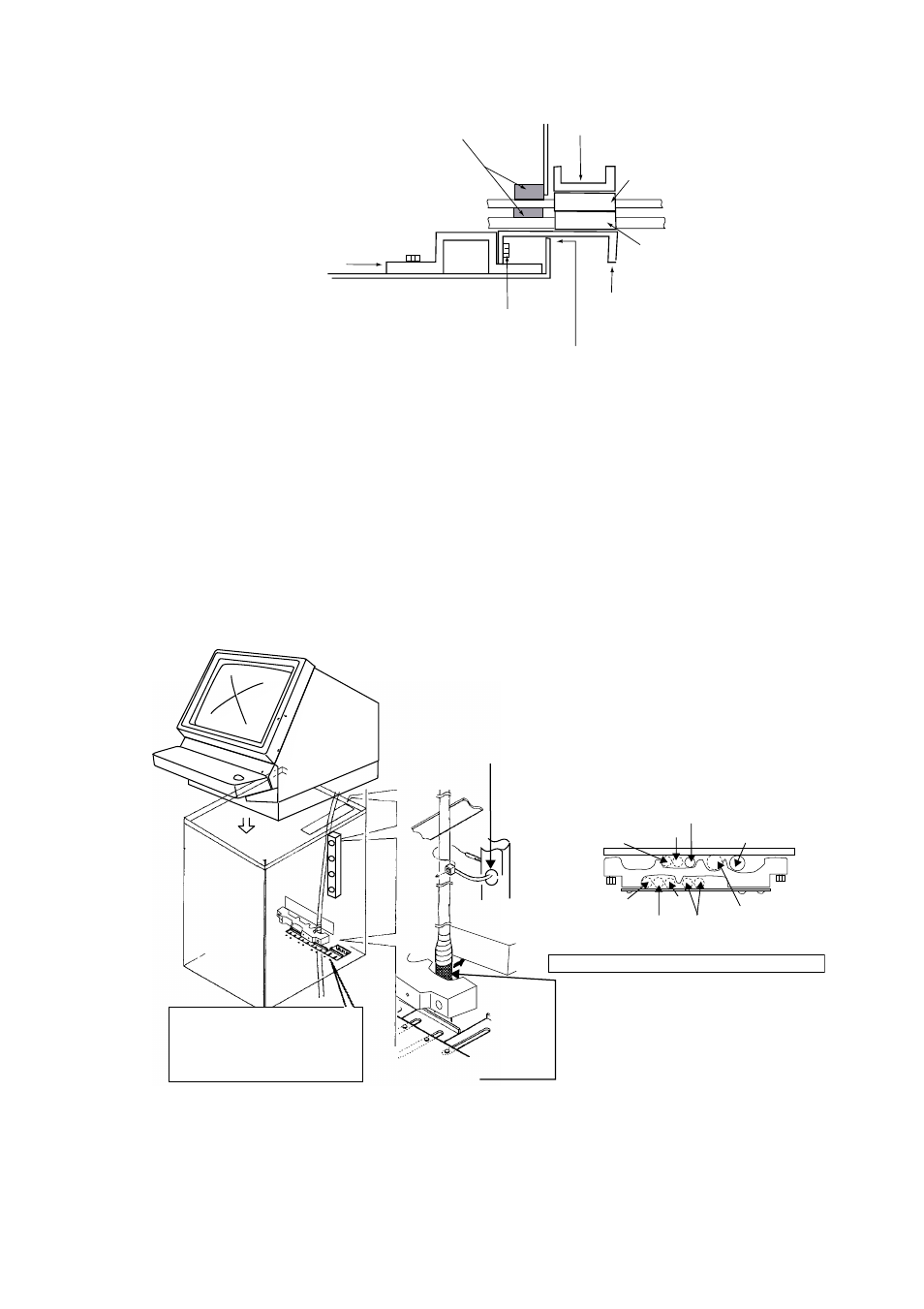 Cable fed from outside display unit | Furuno FR-2115/2125 User Manual | Page 29 / 79