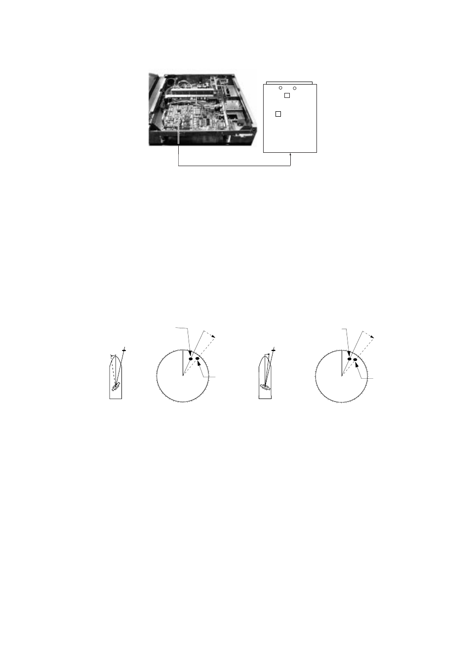 4 heading alignment, Figure 3-1 display pedestal, Atarget | Furuno FR-2115/2125 User Manual | Page 34 / 79