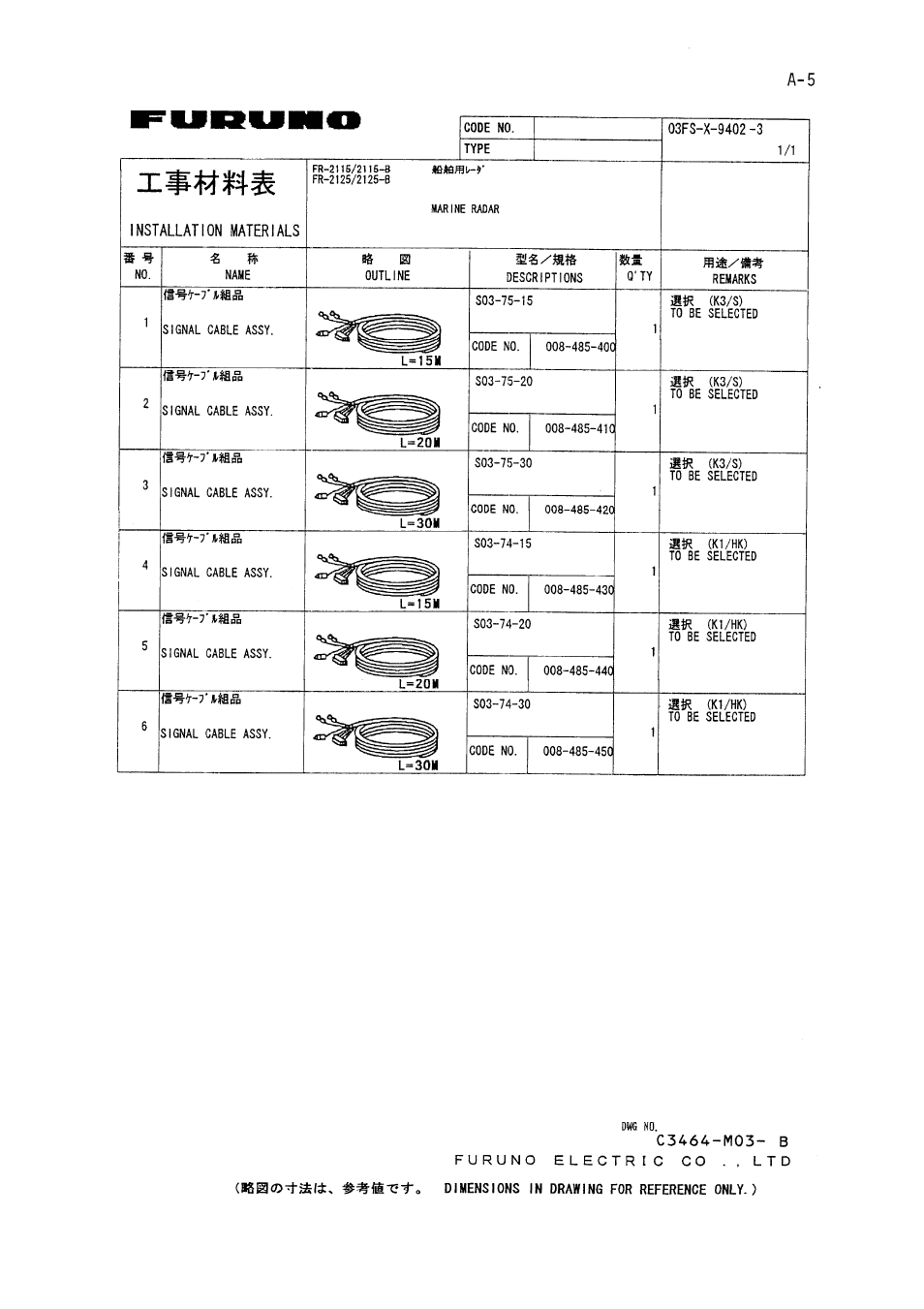 Furuno FR-2115/2125 User Manual | Page 61 / 79