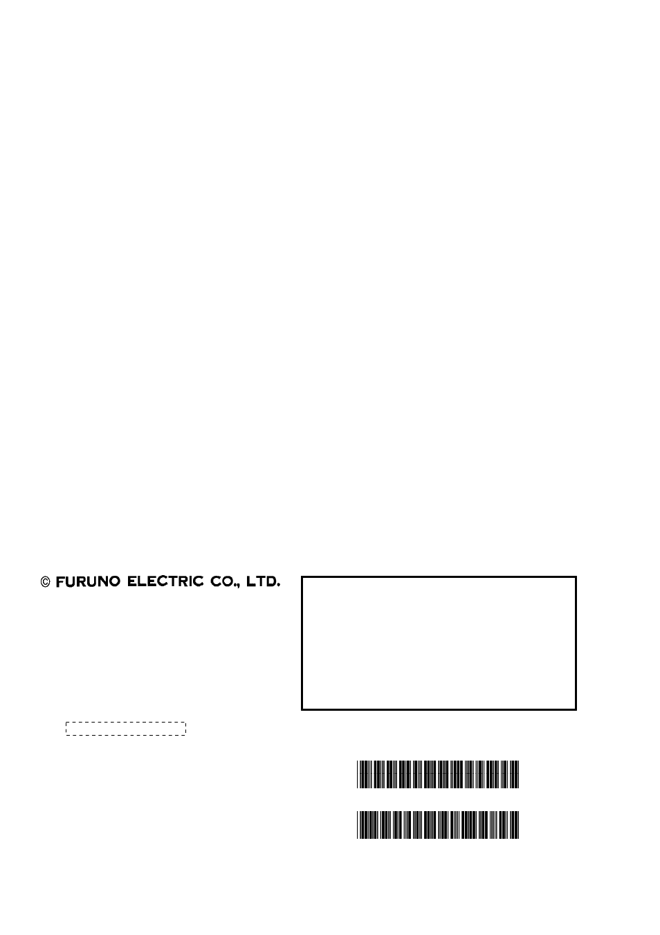 Furuno MU-150C User Manual | Page 40 / 40