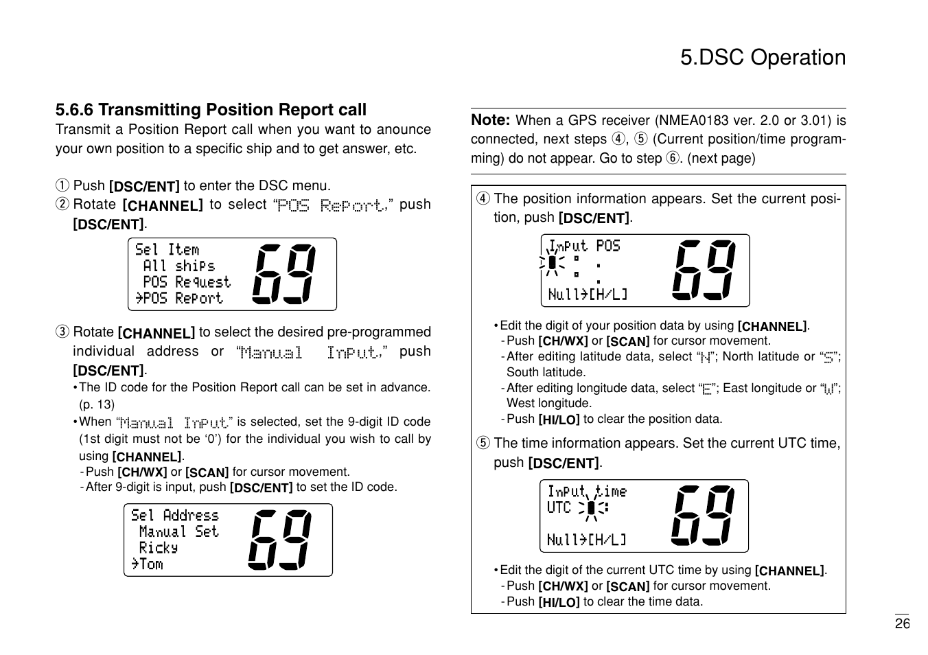 Dsc operation | Furuno MARINE VHF RADIOTELEPHONE FM-3000 User Manual | Page 35 / 76