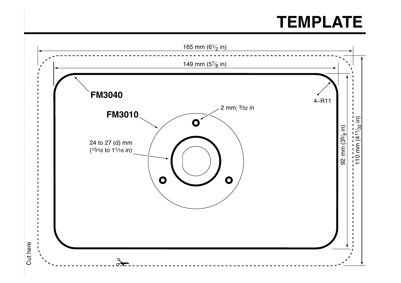 Template | Furuno MARINE VHF RADIOTELEPHONE FM-3000 User Manual | Page 75 / 76