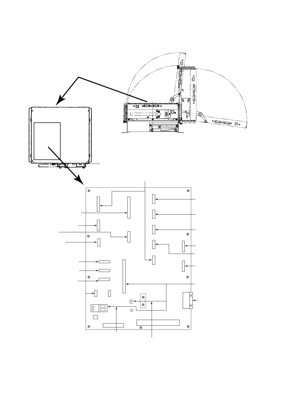 10 location of connectors | Furuno FAR-2167DS-BB User Manual | Page 34 / 111