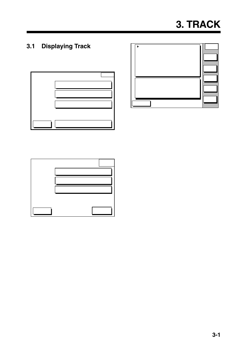 Track, 1 displaying track | Furuno GP-1650 User Manual | Page 23 / 94
