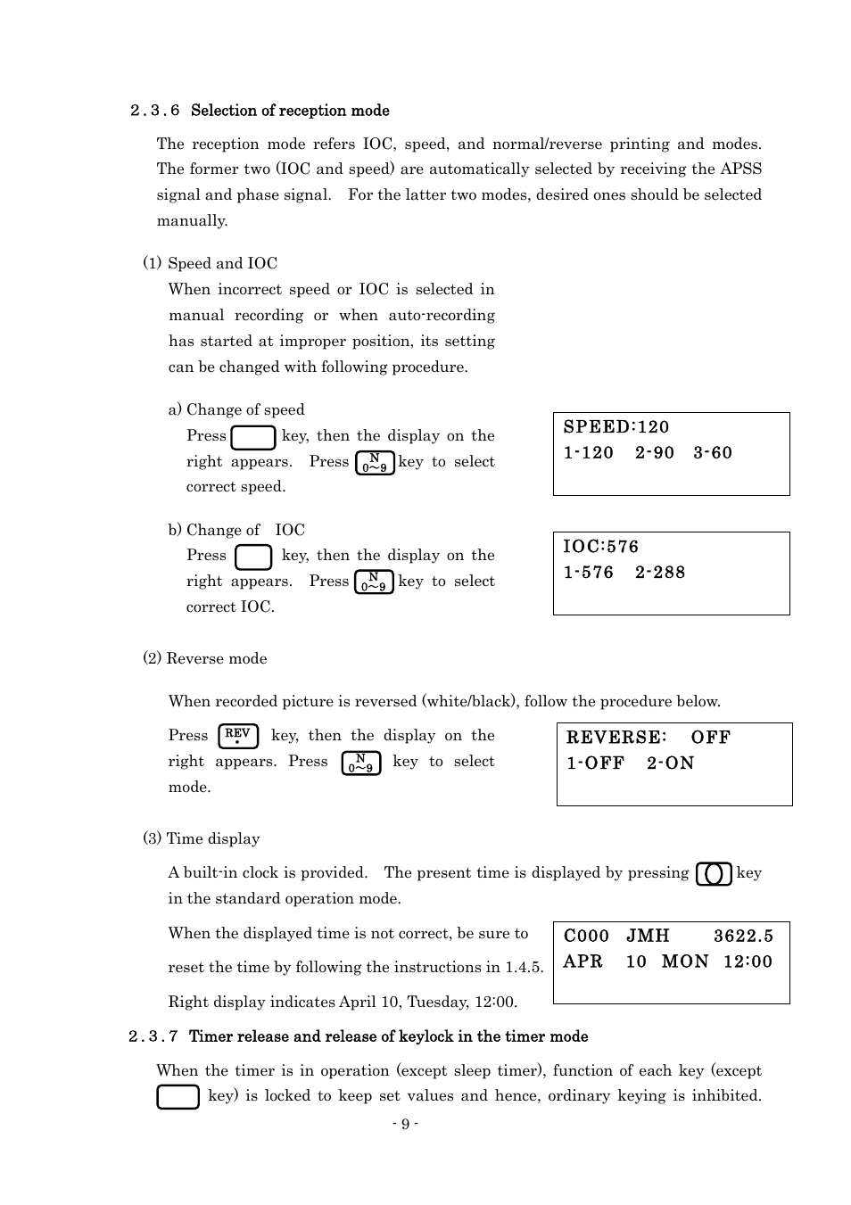 Furuno FAX-410 User Manual | Page 15 / 40