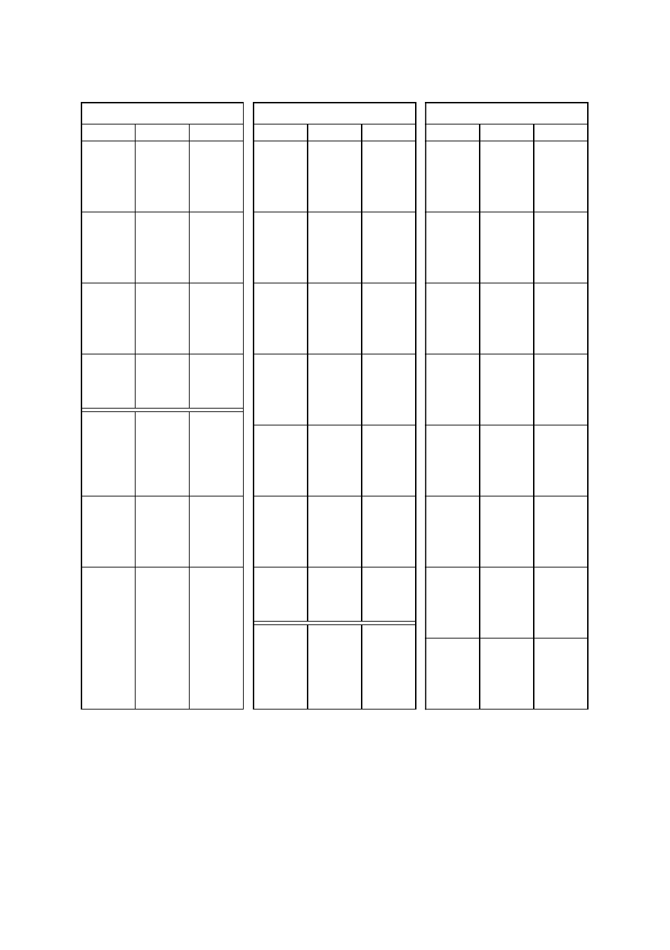 4/6 mhz band itu nbdp (telex) frequency table, Itu rr appendix 32) | Furuno FS-1503 User Manual | Page 47 / 55