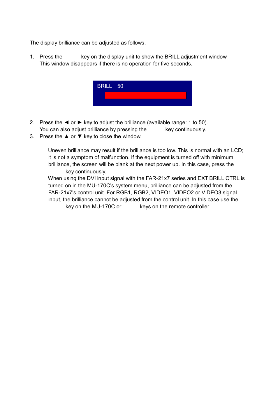 2 adjusting display brilliance | Furuno MU-17OC User Manual | Page 22 / 65