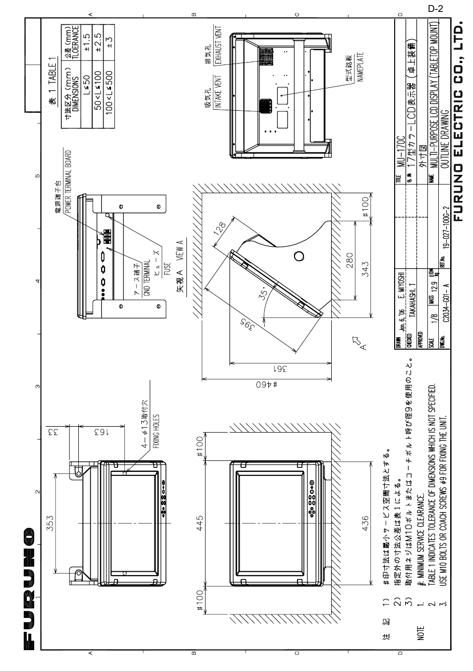 Furuno MU-17OC User Manual | Page 34 / 65