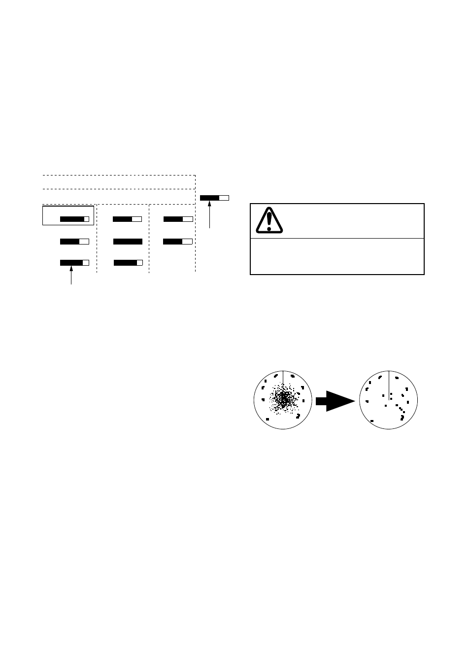 10 adjusting range ring brilliance, 11 suppressing sea clutter, Warning | Furuno FR-8111 User Manual | Page 27 / 69