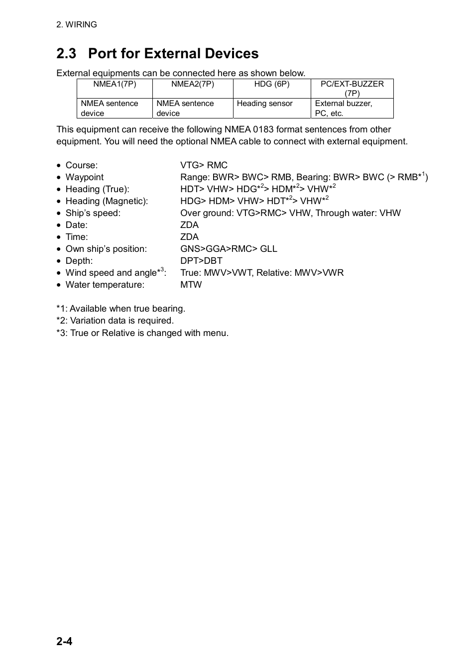 3 port for external devices | Furuno FR-8122 User Manual | Page 28 / 56