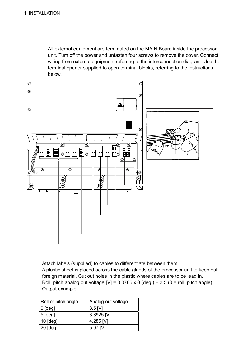 7 connection of external equipment, 1 general wiring | Furuno Sc 50 User Manual | Page 32 / 101