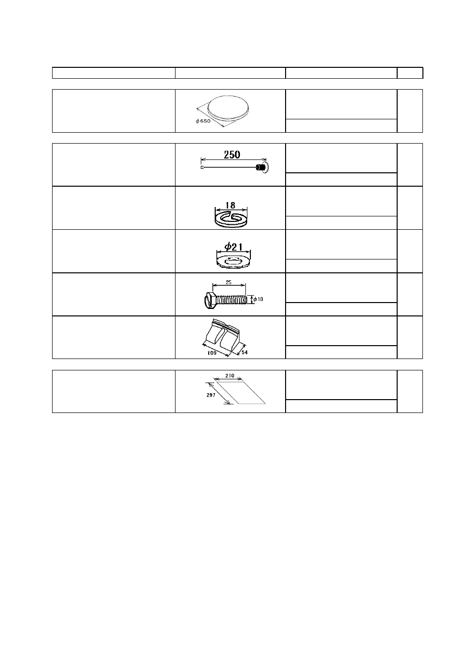 Packing list | Furuno Sc 50 User Manual | Page 81 / 101