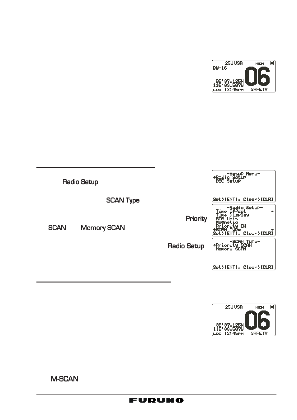 12 dual watch ( to ch16 ), 13 scanning | Furuno FM-4000 User Manual | Page 27 / 84