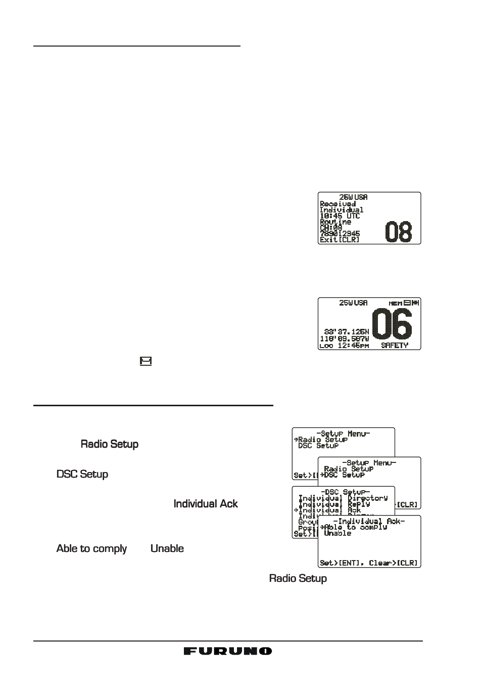 6 call waiting directory | Furuno FM-4000 User Manual | Page 44 / 84