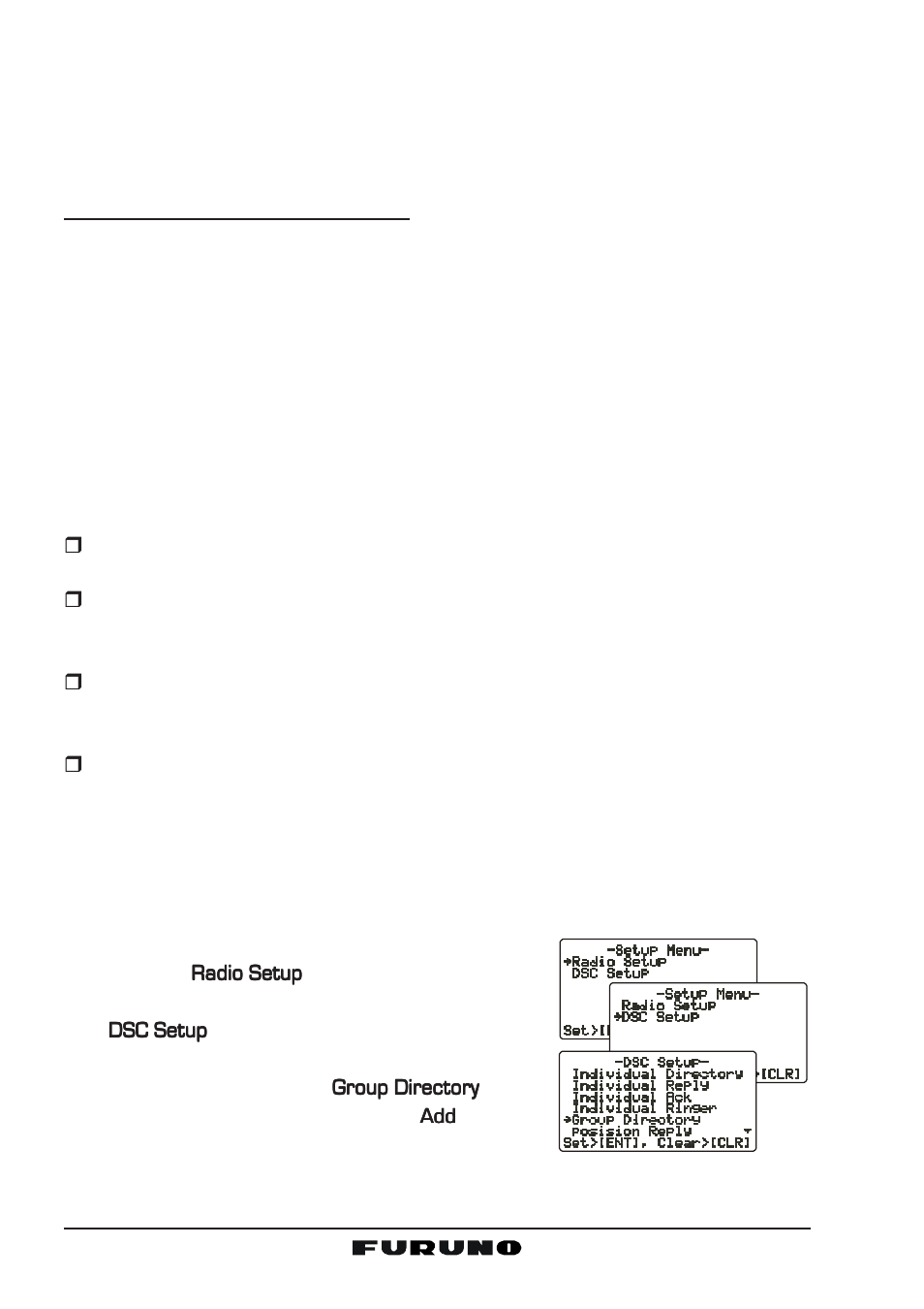 7 group call | Furuno FM-4000 User Manual | Page 46 / 84