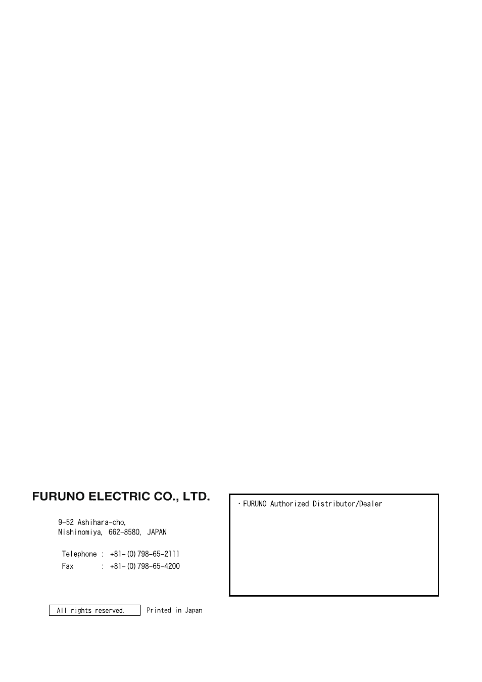 Furuno FM-4000 User Manual | Page 84 / 84