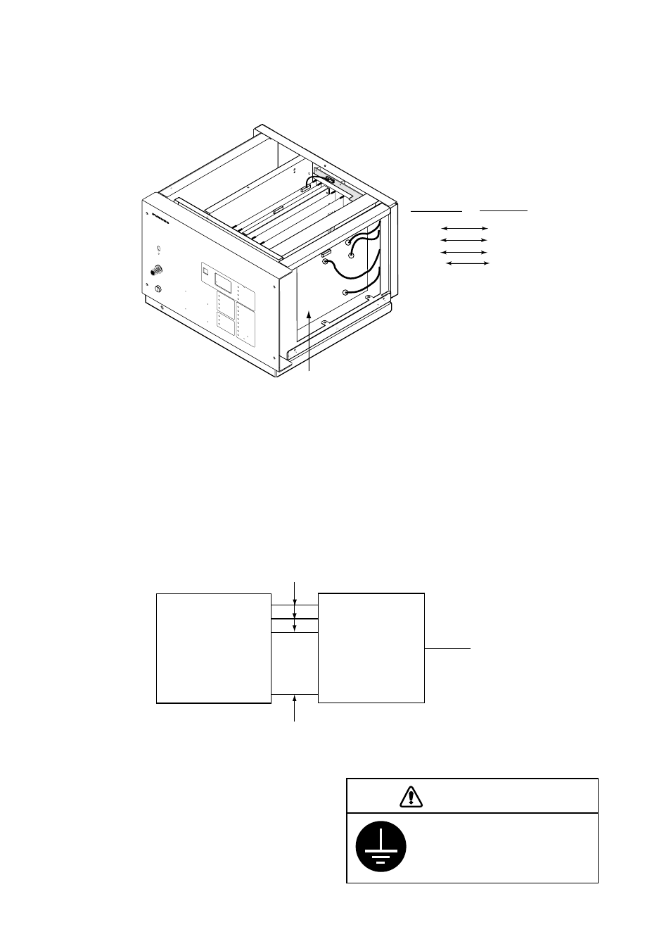 Caution, 3 wiring between hsd modem and communication unit, 4 ground | Furuno IB-681 User Manual | Page 36 / 48