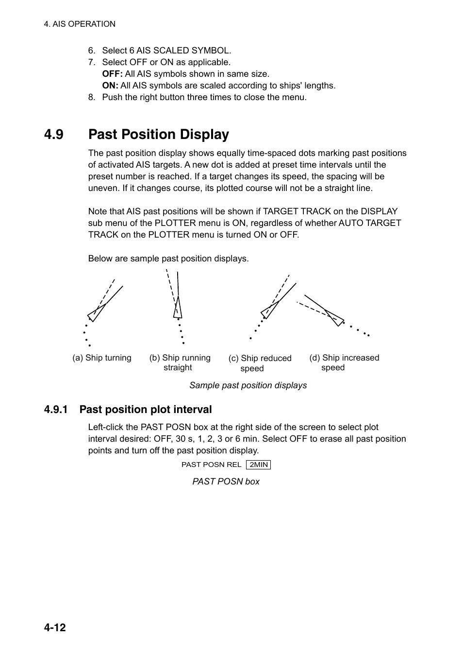 9 past position display | Furuno FAR-2107(-BB) User Manual | Page 186 / 312