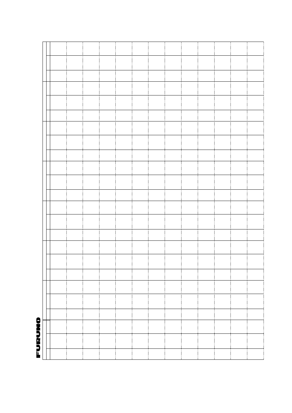 Ap-13 itu telex frequency table (2/4), Itu telex frequency table (2/4), Appendix | Furuno FS-5070 User Manual | Page 191 / 219