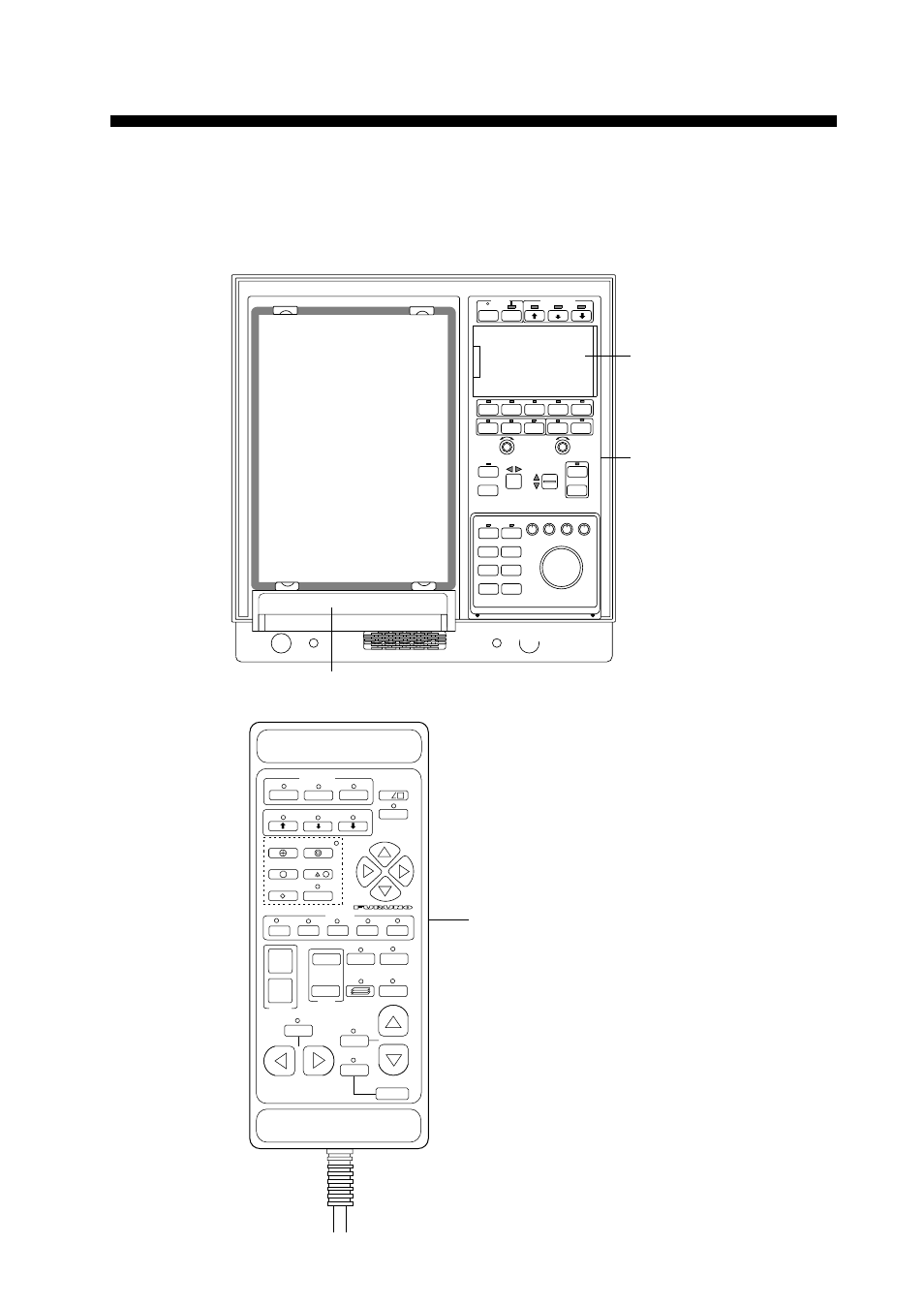 Control description, Figure 1-1 display unit and remote control box, Remote control box | Sub panel 1 main panel sub panel 2 | Furuno MODEL CSH-73 User Manual | Page 9 / 102