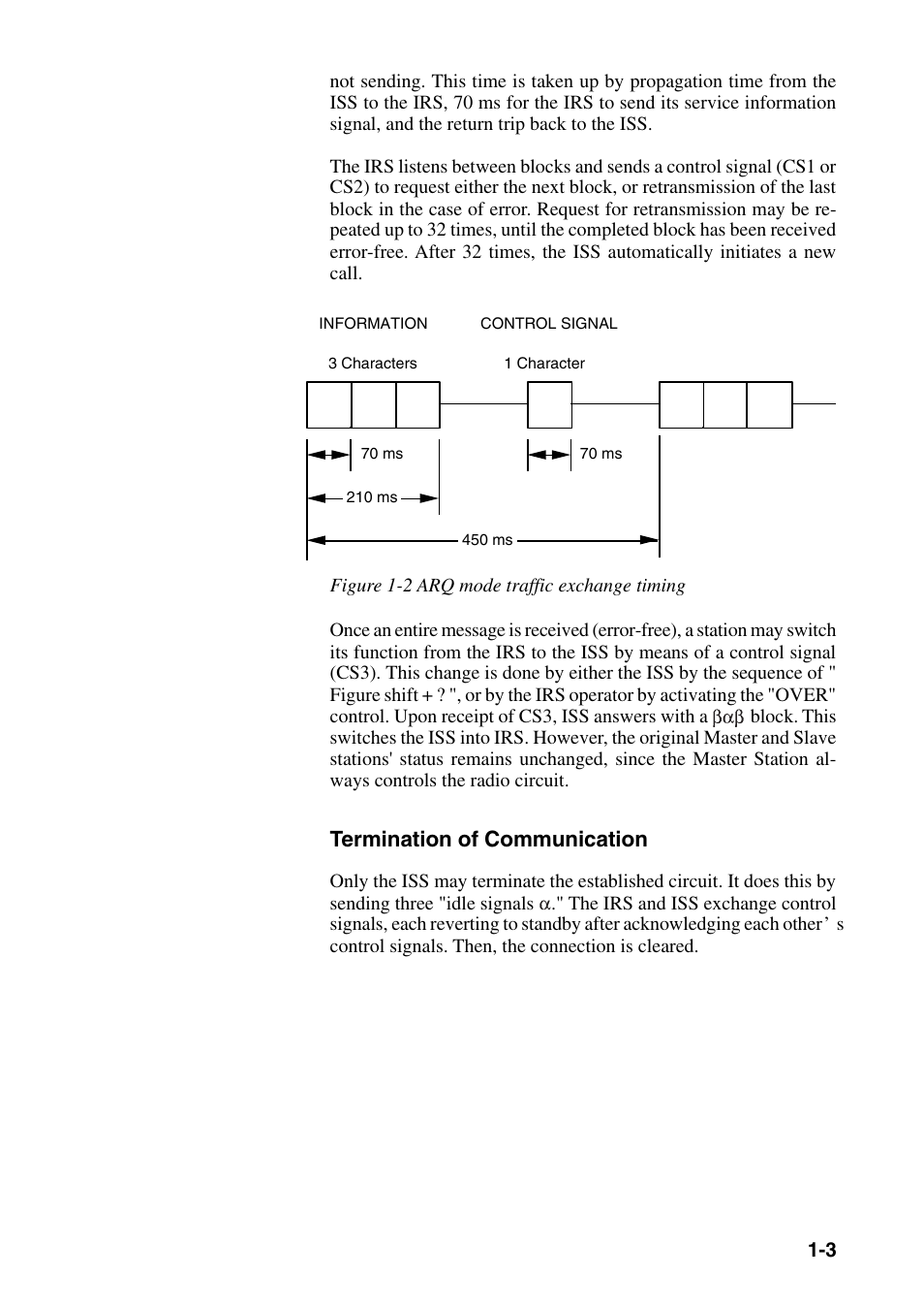 Termination of communication | Furuno DP-6 User Manual | Page 11 / 93