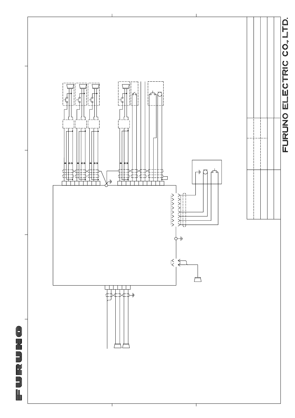 Interconnection diagram | Furuno LH-3000 User Manual | Page 36 / 38