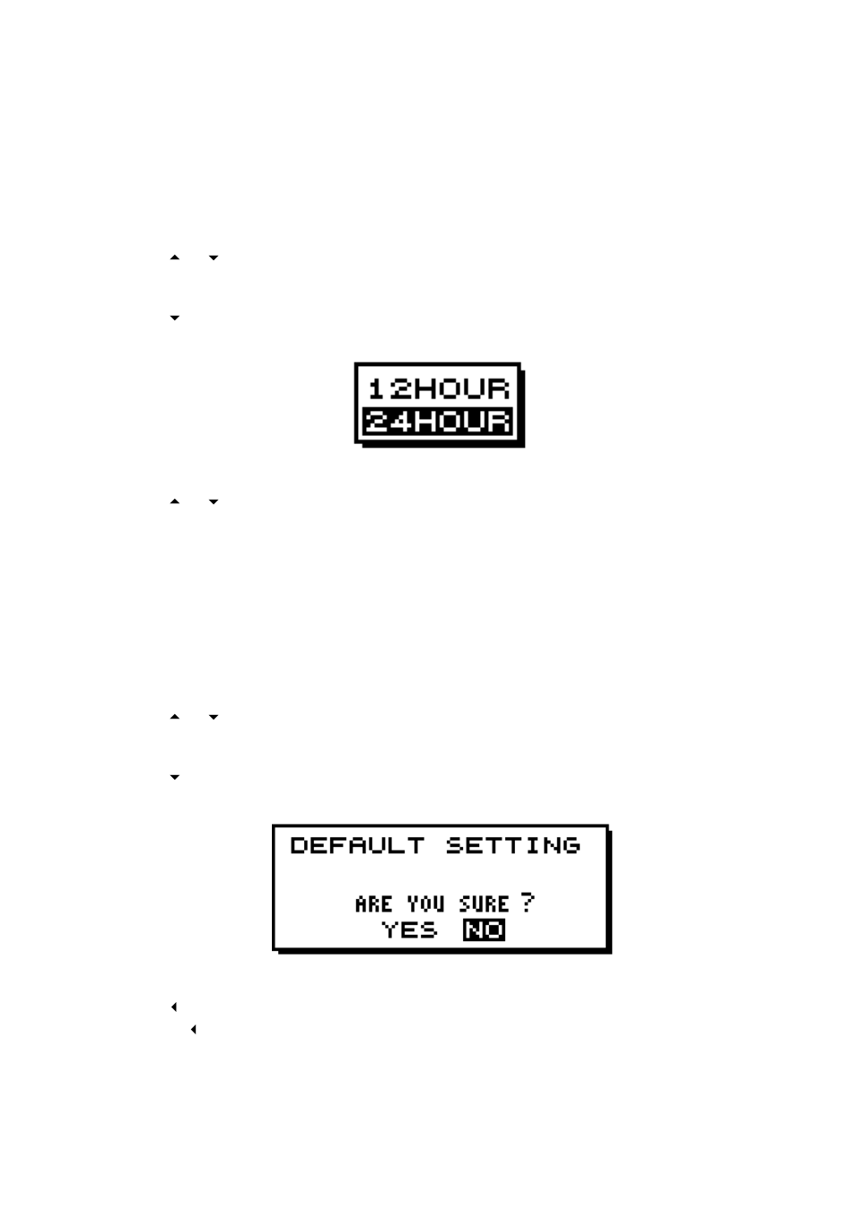 3 time display, 4 default setting | Furuno NX-300 User Manual | Page 37 / 65