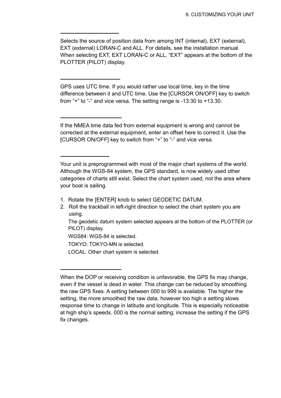 Furuno GP-3500F User Manual | Page 131 / 246